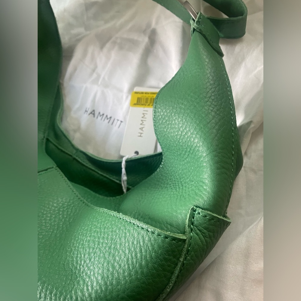 Hammitt Tom Medium Lime Zest Green Hobo NWT - Picture 3 of 7